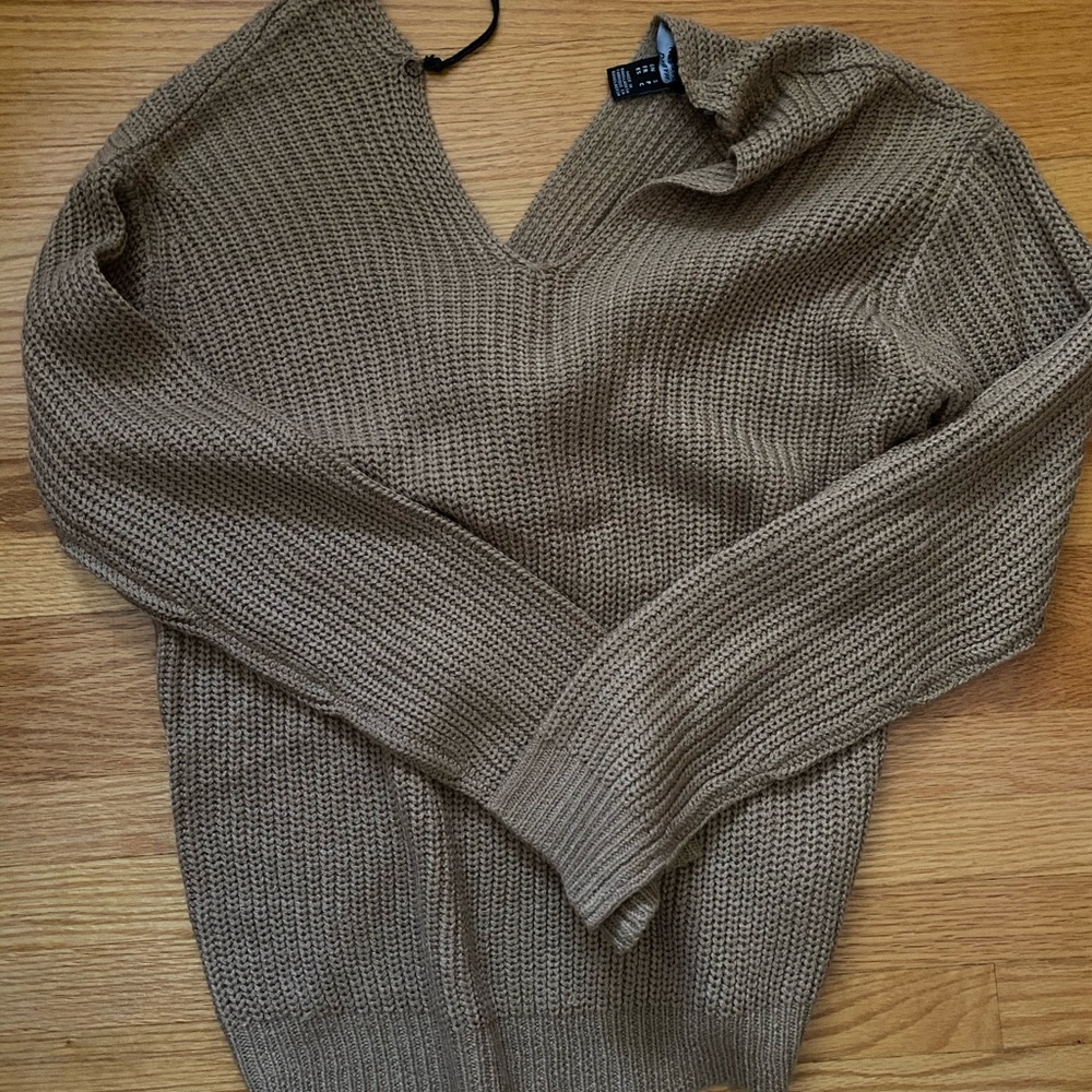 Fashion Nova Tie Sweater